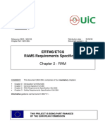 Ertms/Etcs RAMS Requirements Specification: Chapter 2 - RAM