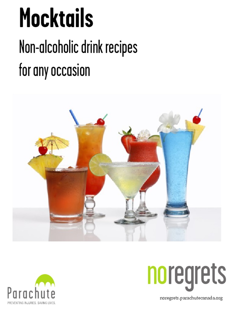 Non-Alcoholic Mocktail Recipes Guide | PDF | Juice | Diet & Nutrition