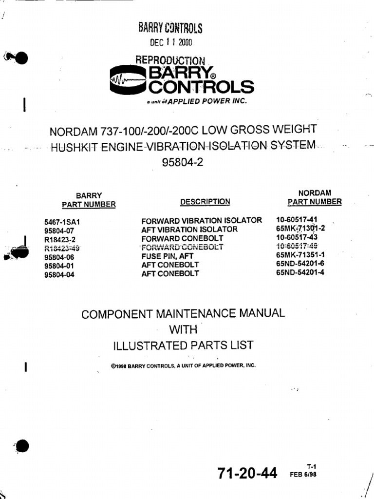 Barry Controls | PDF