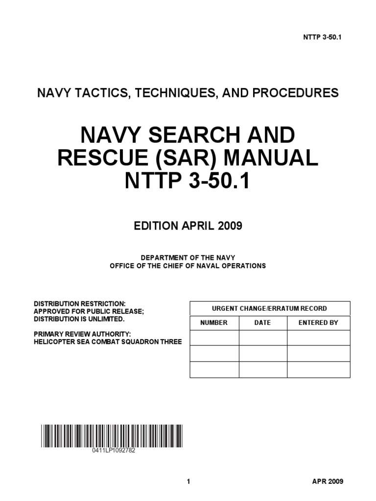 Navy search and rescue sar manual nttp 3 50 1 pdf search and