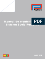 1.4.manual de Mantenimiento Suelo Radiante Poly Manual Tecnico Colectores Bayoneta PDF