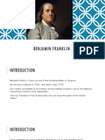 Benjamin Franklin: Presented by Hussain Ali Reza