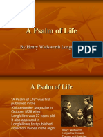 A Psalm of Life: by Henry Wadsworth Longfellow