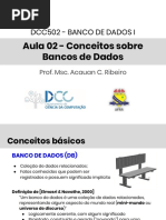 Banco de Dados - Conceitos sobre Banco de Dados