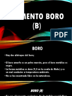 Elemento Boro (B)