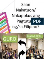 Filipino 416 Report Paglinang NG Kurikulum