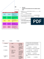 Worksheet: Modals and Perfect Modals: I. Practice Complete The Sentences With The Correct Modal Verb