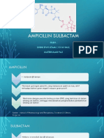 Ampicillin Sulbactam: Oleh: DHINI DWI UTAMI (13161062) Matrikulasi Fa2