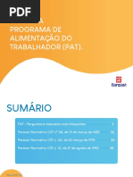 Cartilha Pat Programa de Alimenta Ao Do Trabalhador