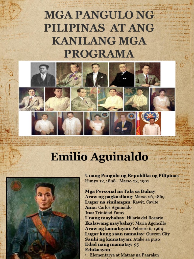 Mga Pangulo Ng Pilipinas 2022