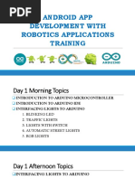 Android App Development With Robotics Applications Training