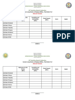 Scoresheet For MASCOT FEMALE