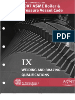 9 - IX Welding and Brazing Qualifications