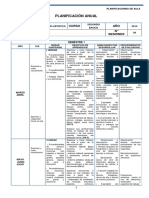 Planificación Anual: Asignatura Curso AÑO Profesor (A) #Sesiones