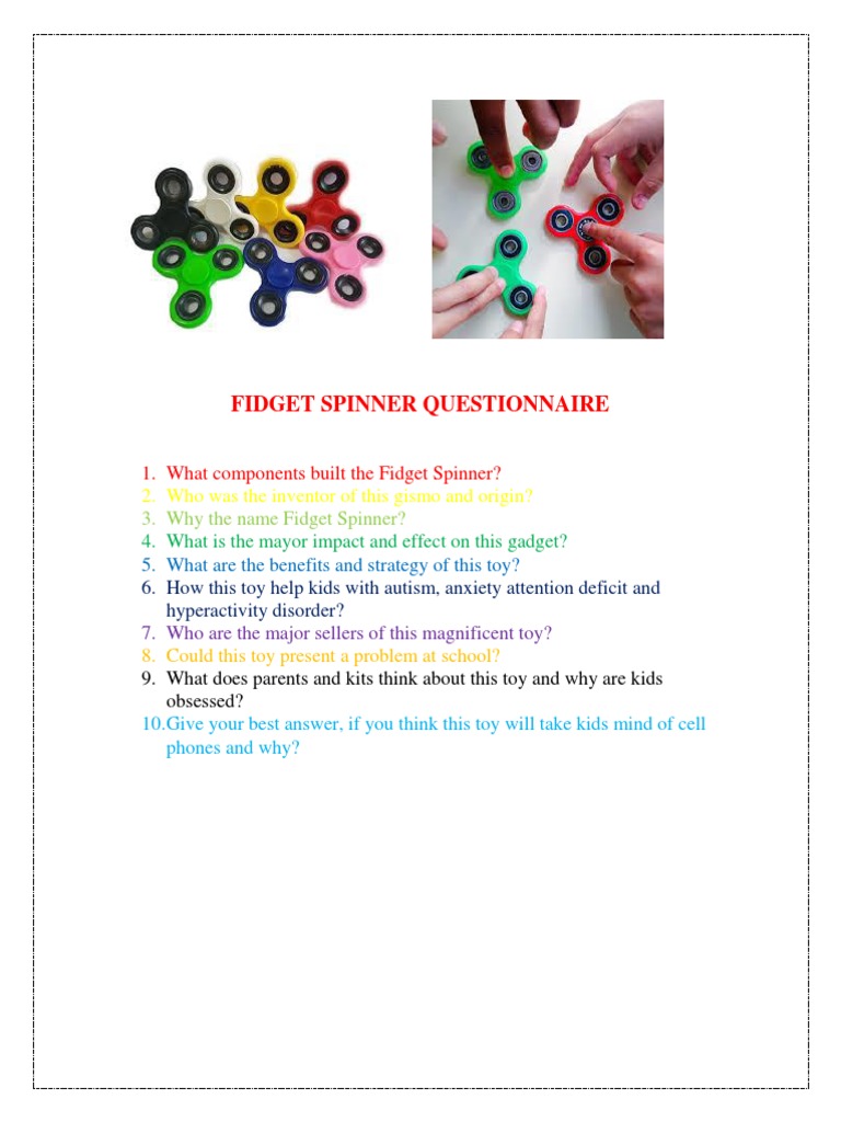 Fidget Spinner Insights and Impact | PDF | Games & Activities
