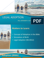 Adoption Topic - Tandag Church