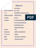 Biodata Ujian Praktek Tik