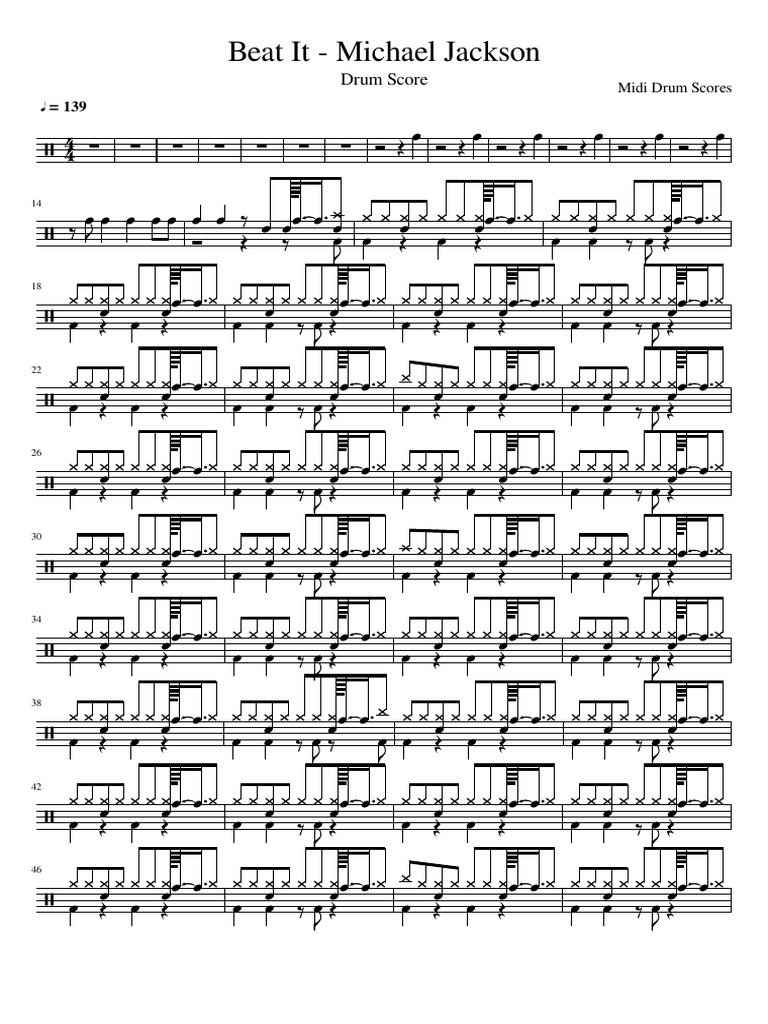 Beat IT Drums PDF