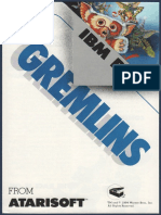 Gremlins IBM PC Instruction Manual