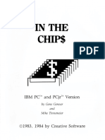 In The Chips (1984) (Creative Software) (Manual)