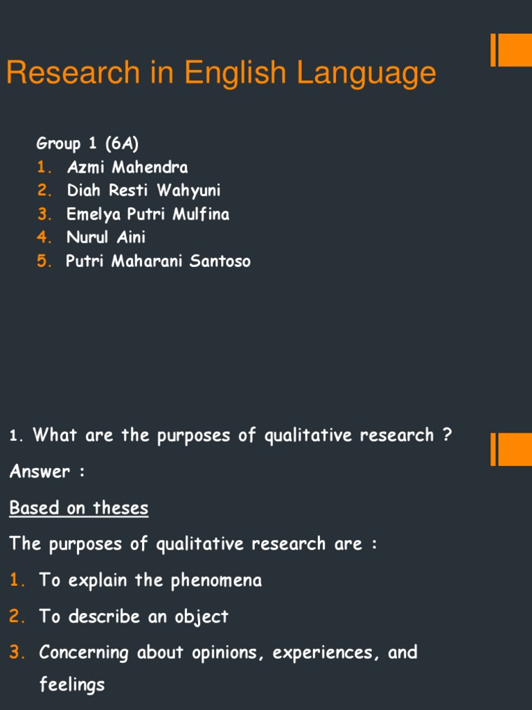 Research Power Point Qualitative | PDF | Qualitative Research | Data