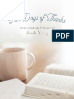 Five Days of Thanks: Sarah Young