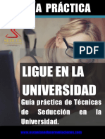 Ligue en La Universidad: Guía Práctica de Técnicas de Seducción en La Universidad