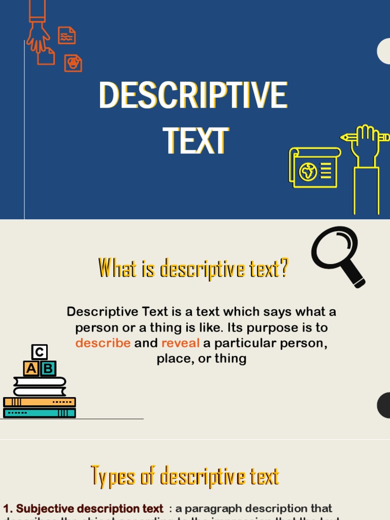 Understanding Descriptive Text Types | PDF
