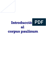 Introducción Al Corpus Paulinum