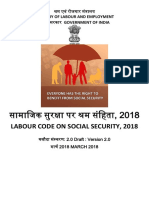 The Code On Social Security, 2020 | PDF