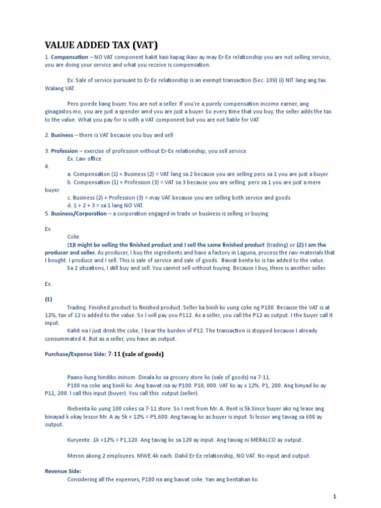 Tax 2 | PDF | Value Added Tax | Taxes