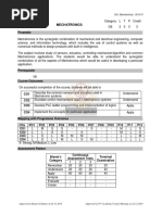 14MTGB0 Mechatronics: Preamble