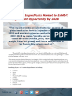 Global Protein Ingredients Market To Exhibit Significant Opportunity by 2028