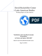 T David Rockefeller Center For Latin American Studies: Working Papers On Latin America