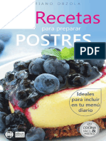 72 recetas para preparar postres