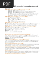Top 40 C Programming Theory Questions and Answers | PDF | C ...