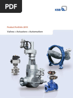 KSB Product Portfolio Valves 2019