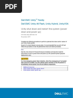 Dell EMC Unity Power Down Up Procedure