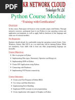 Python Star Course Content