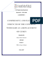 Civil Engineering Department Material II - CIVIL 0010 Lab Report 1