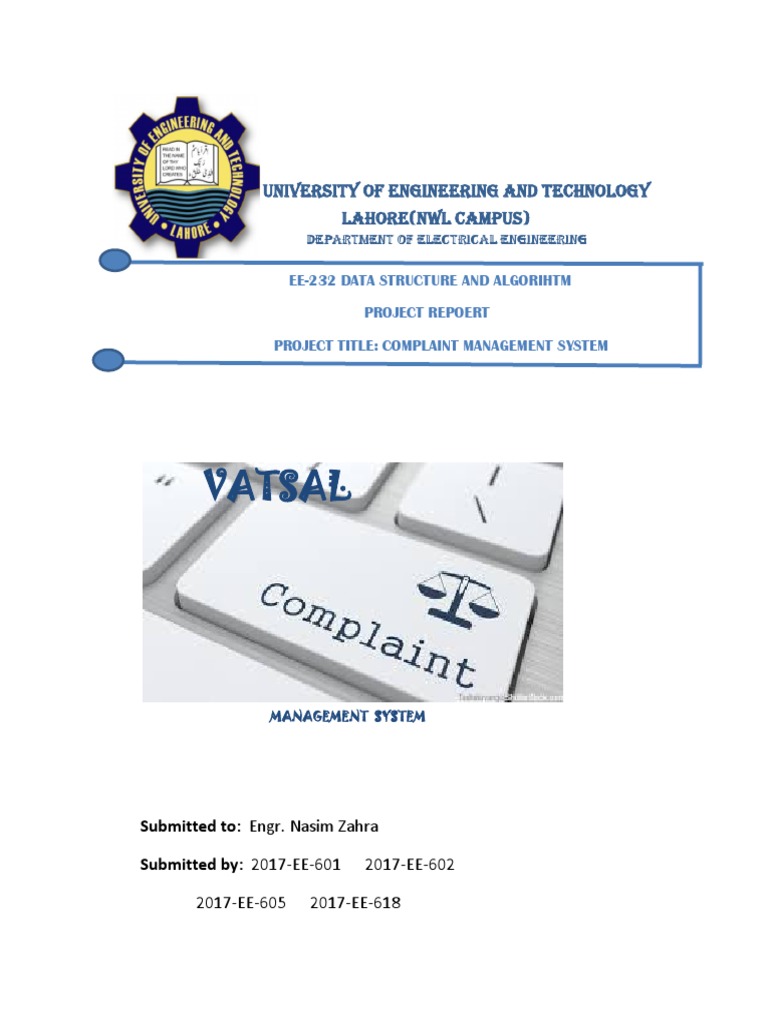 Student Complaint Management System | PDF | User (Computing) | Computer ...