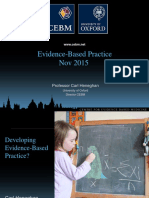 Evidence-Based Practice Nov 2015: Professor Carl Heneghan