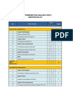 Tabel Pembobotan Analisis Swot k3