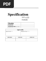 Kuman 3.5 Inch Touch Screen Datasheet