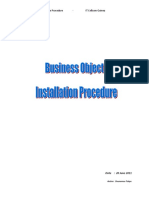 Business Object Installation Procedure - IT Cellcom Guinea