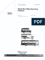 Small Bus Manufacturing Industry: Urban Mass Transportation Administration