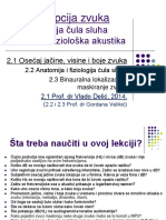 Percepcija Zvuka PDF