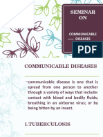Seminar ON: Communicable Diseases