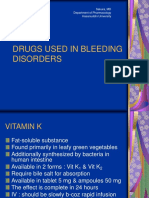 Drugs Used in Bleeding Disorders