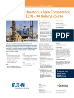 CompEx Hazardous Area Competency Modules Ex 01-04 Training Course